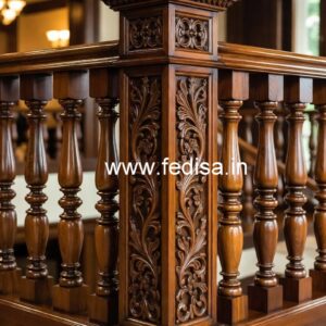Stylish Brass Wood Balcony Decor Ideas No-4554