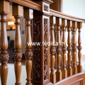 Decorative Brass Wood Balcony Fence No-4557