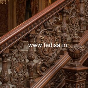Brass Wood Staircase Banister Collection No-4572