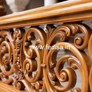 Brass Wood Balcony Decor with Modern Look No-4579