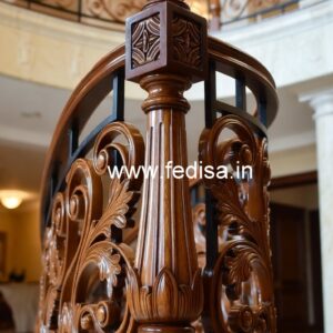 Brass Wood Railings for Dream Homes No-4582