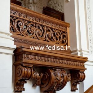 Brass Wood Staircase Railings for Dream Homes No-4607