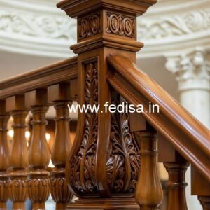 Decorative Brass Wood Staircase Inspiration No-4649