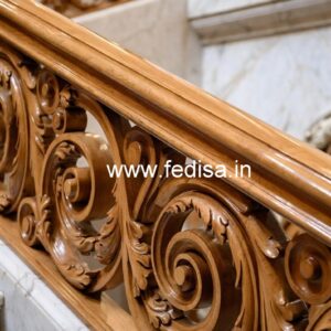 Elegant Brass Wood Staircase Trends 2041 No-4664