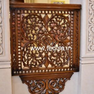 Premium Brass Wood Stair Railings Inspiration No-4665
