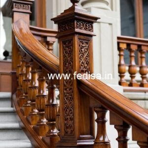 Luxury Brass Wood Fence with Elegant Style No-4679