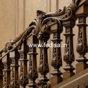 Luxury Brass Wood Fence Design Inspiration No-4691